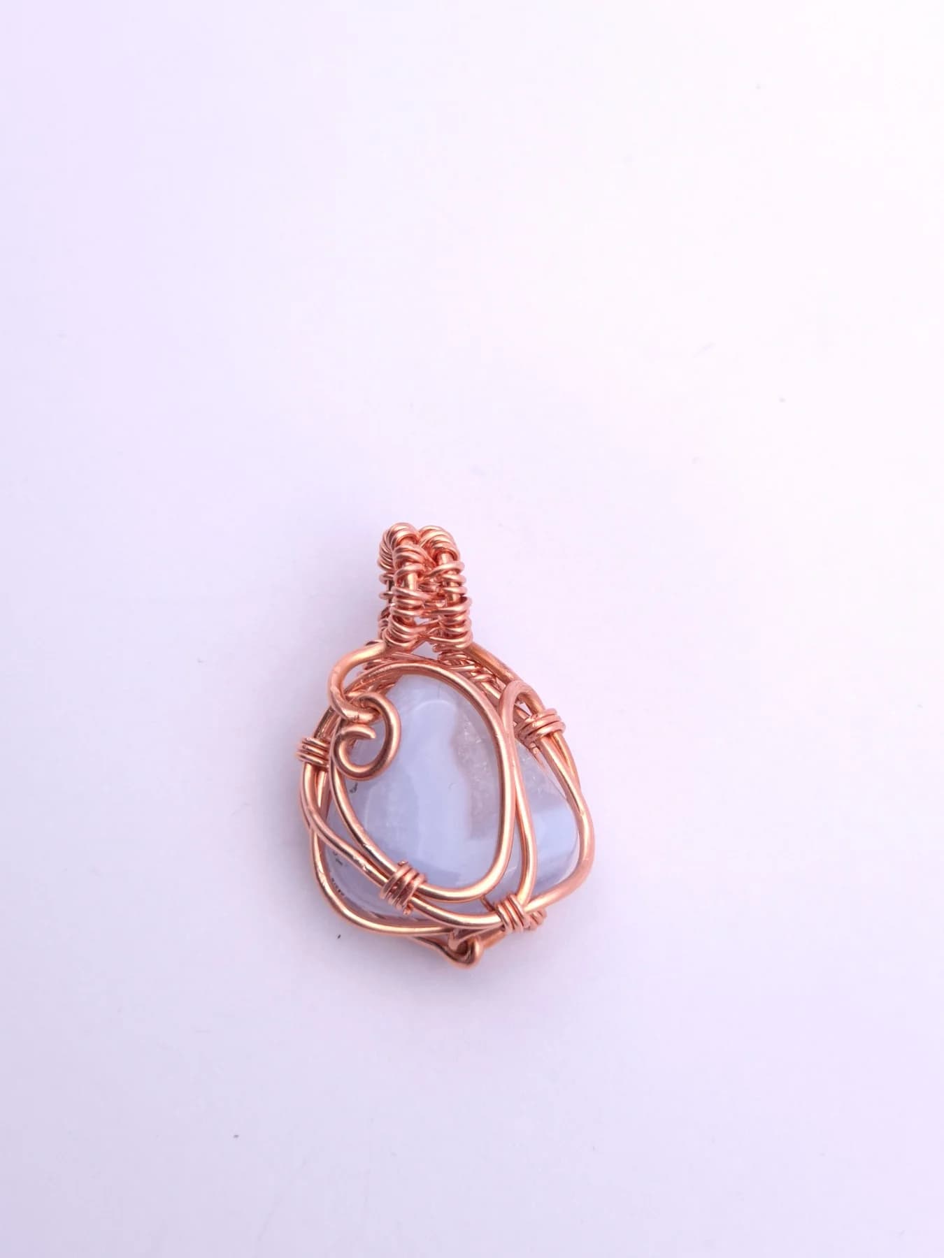 Perfection  ,  handmade copper wire wrapped labradorite jewellery, view 2