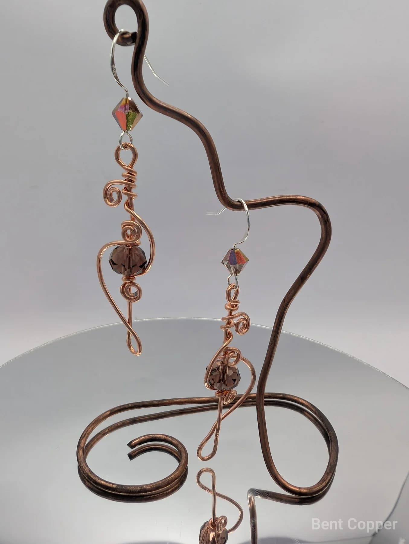 Melody ,  handmade copper wire wrapped labradorite jewellery, view 2