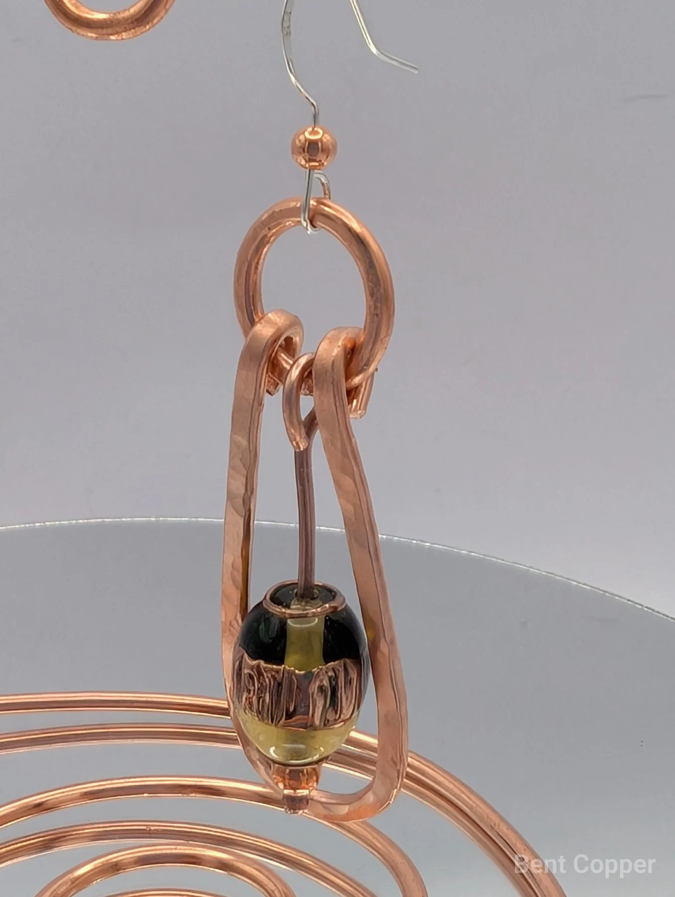Orb  ,  handmade copper wire wrapped labradorite jewellery, view 3